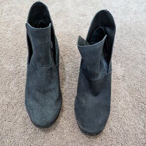 Lucky Brand Zale Suede Ankle Boots